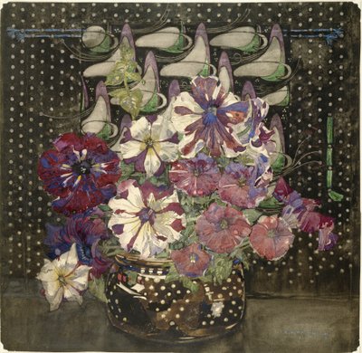 Petunias, 1916 by Charles Rennie Mackintosh